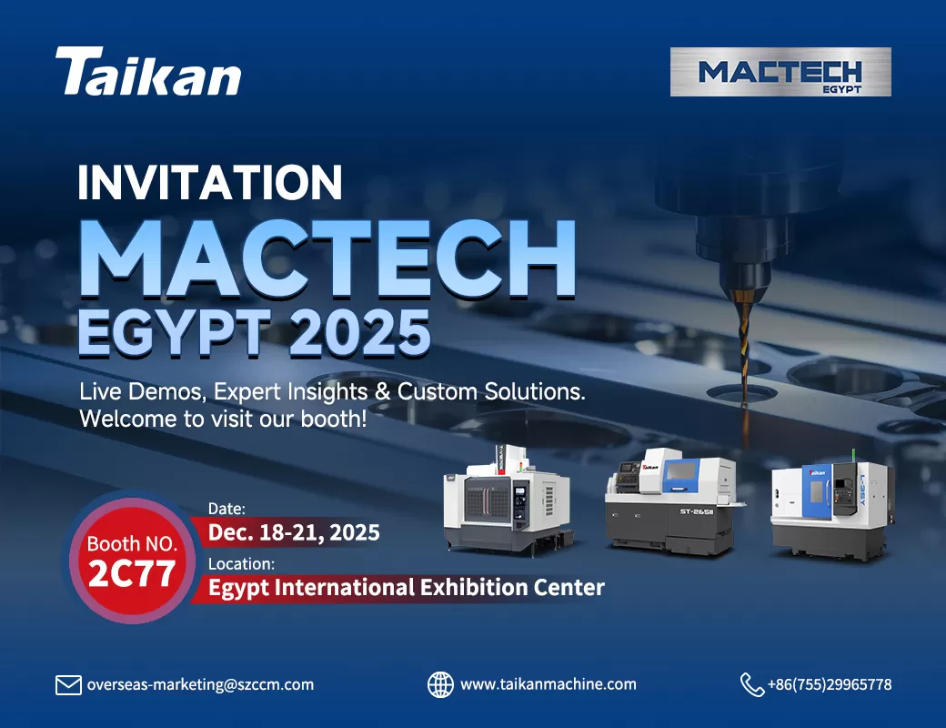 Invitation | MACTECH EGYPT 2025 | Sincerely Invite You to visit Taikan