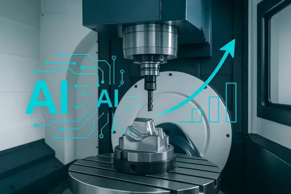 analyzing CNC machine data using AI-driven software