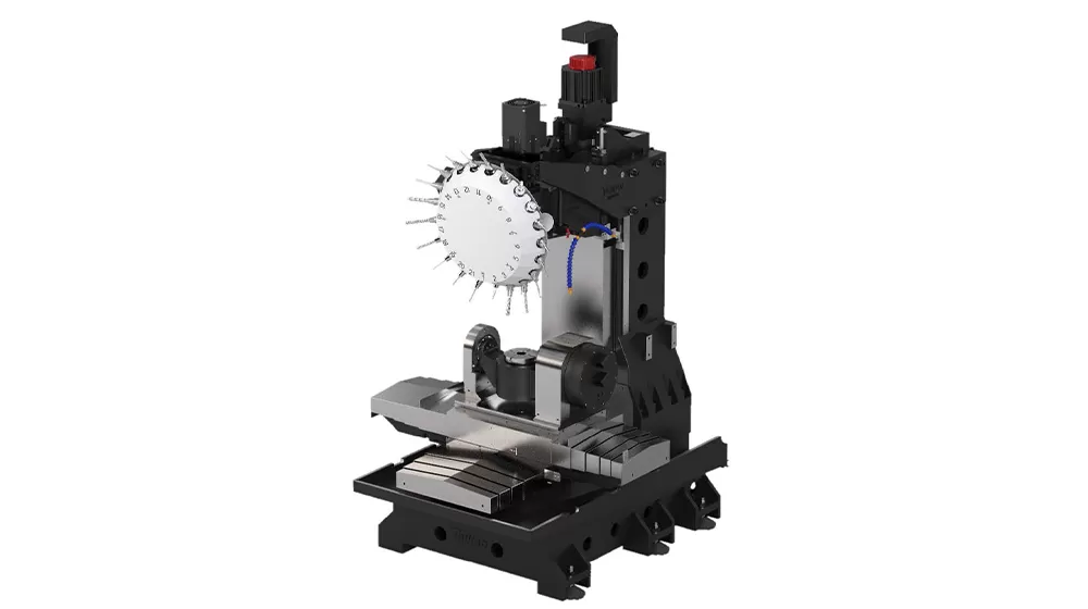 T 500U 5 axis tapping center.