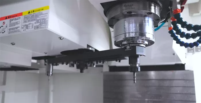 vertical machining center working