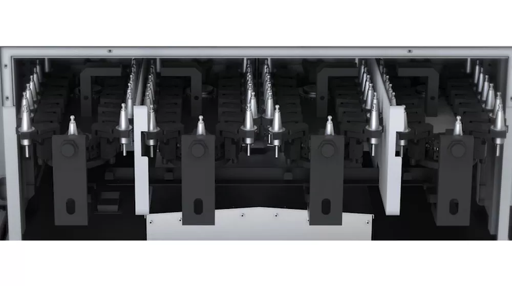 21-Tool Chain-Type Tool Magazine