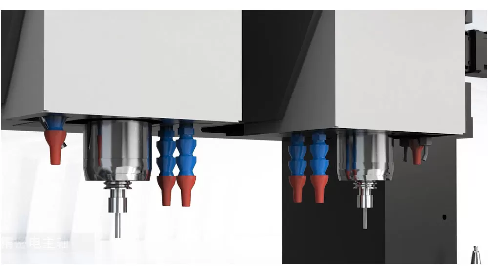 Independent Dual-Spindle Travel