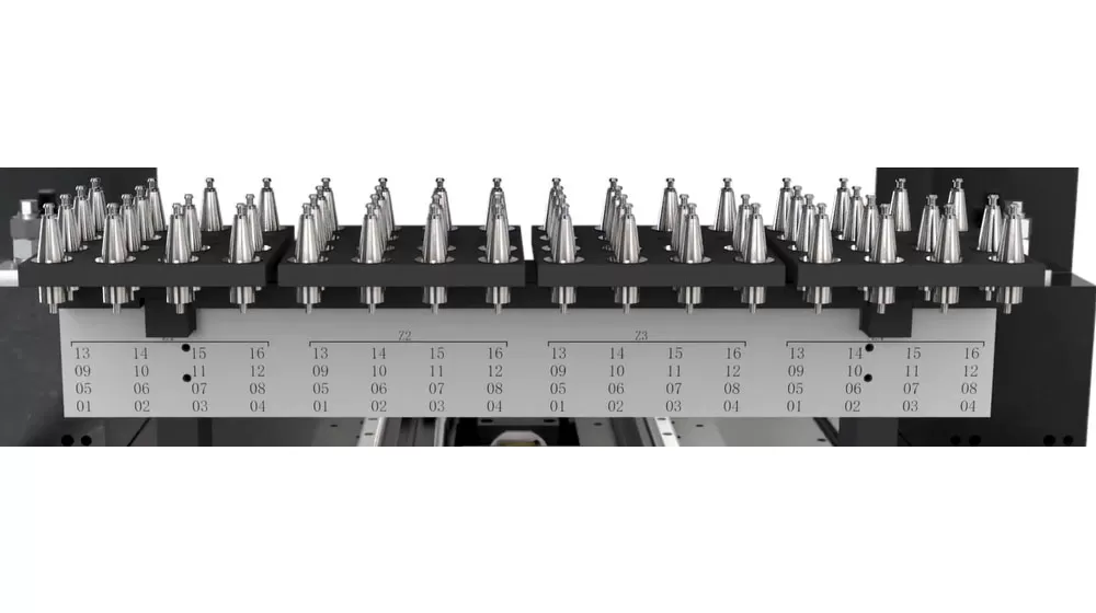 25-Tool Linear Tool Magazine