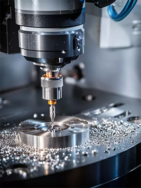 cnc machining center working cnc machining center working