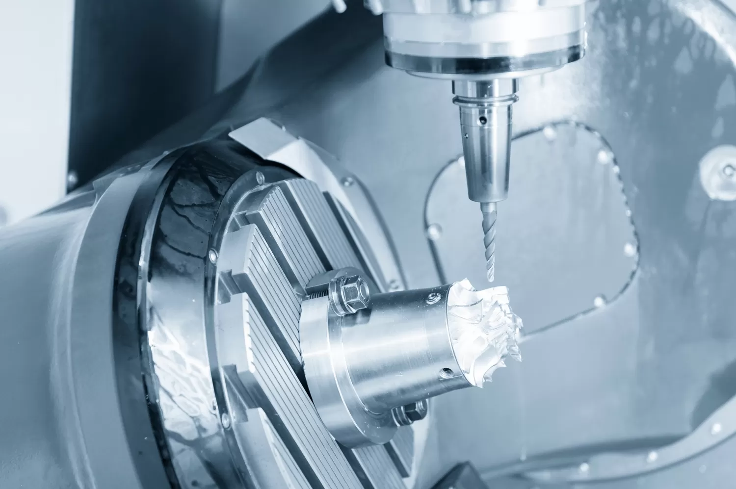Five-axis simultaneous machining Five-axis simultaneous machining