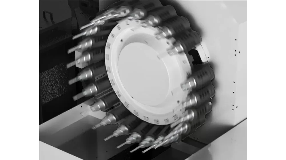 Dual 24-Tool Arm-Type Tool Magazine