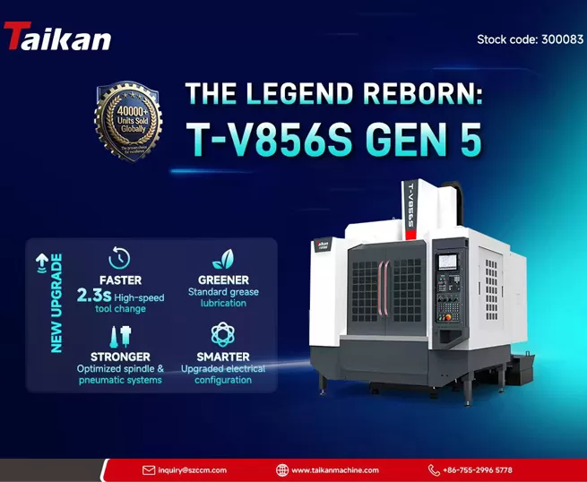 A Milestone in Precision: Taikan Machine Unveils 5th Generation T-V856S and Celebrates 40,000 Units Sold