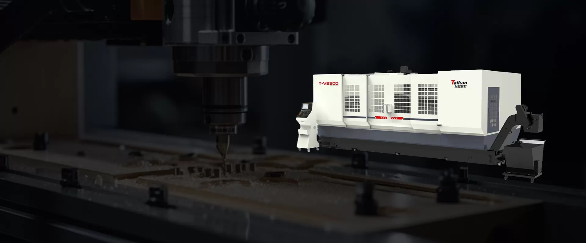 V Series Moving Column Type & BT40 (Tilt-Disc Tool Magazine)
